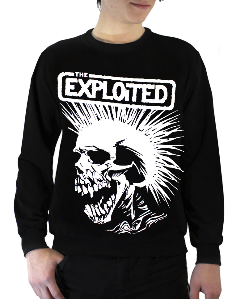 Свитшот RockMerch The Exploited мужской - фото 1 - rockbunker.ru