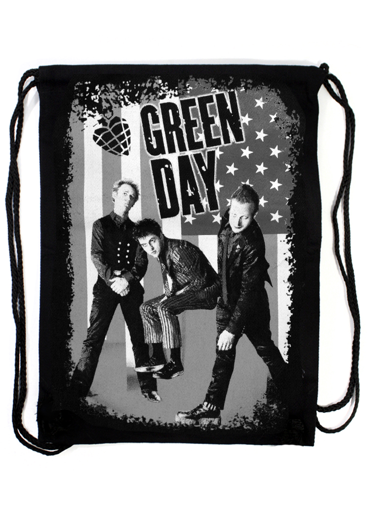 Мешок заплечный Green Day - фото 2 - rockbunker.ru