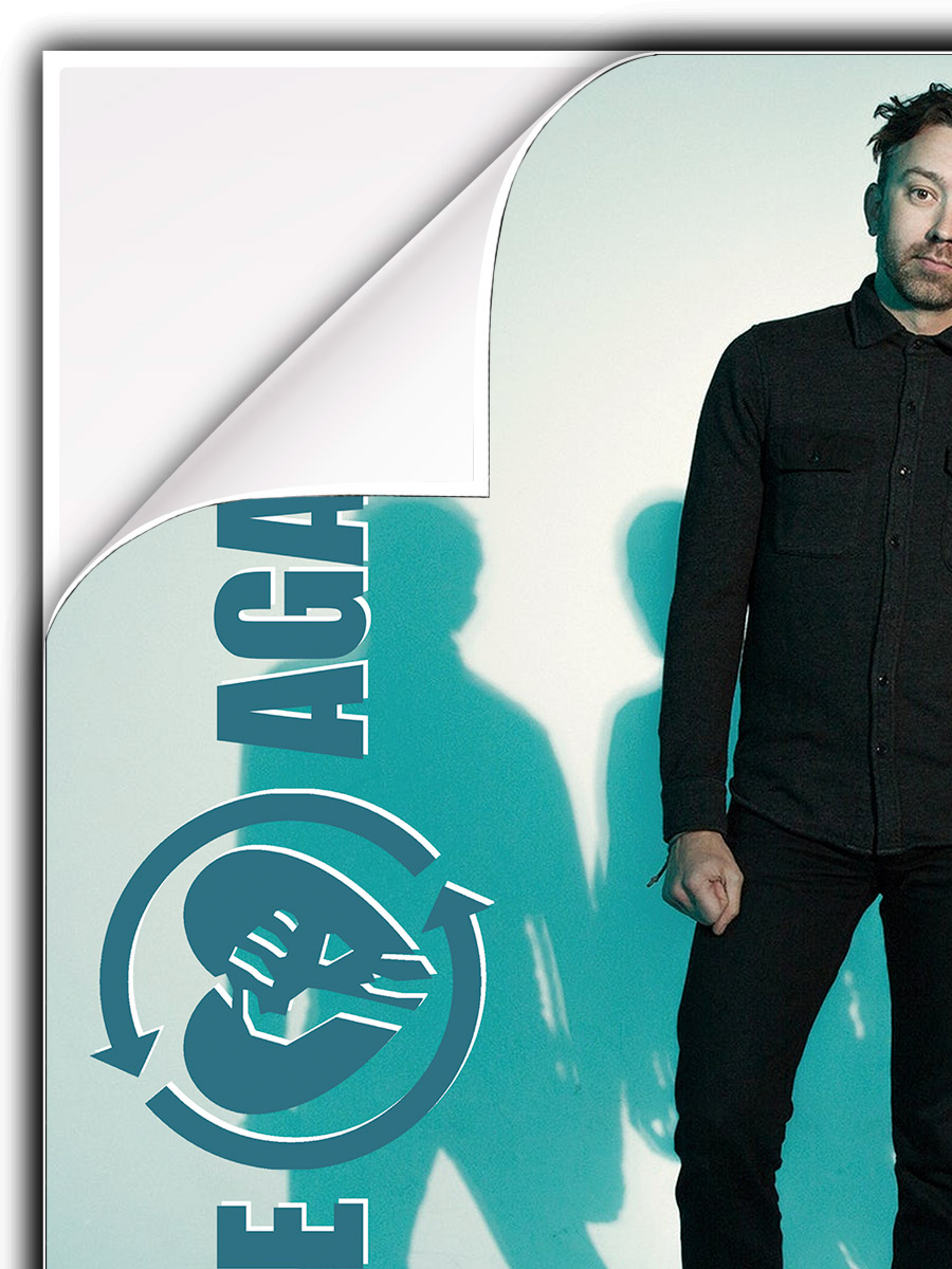 Плакат самоклеющийся на стену Rise Against - фото 3 - rockbunker.ru