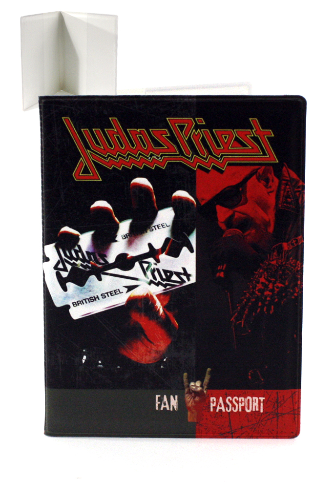 Обложка на паспорт RockMerch Judas Priest - фото 1 - rockbunker.ru