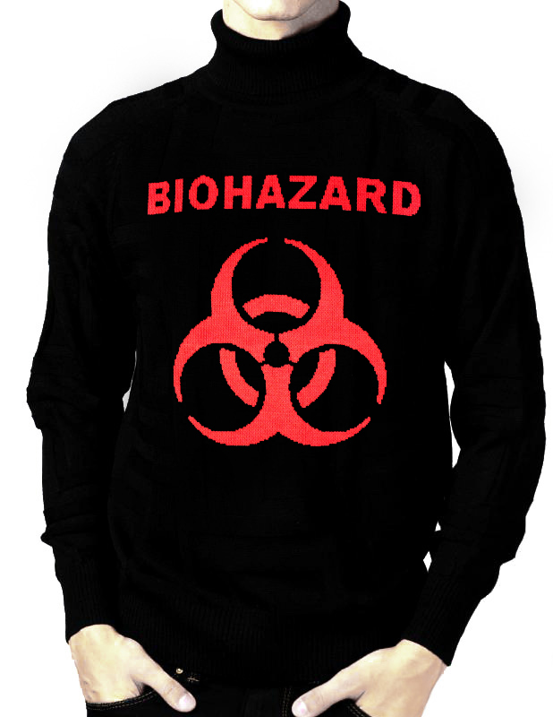 Свитер вязаный Biohazard - фото 1 - rockbunker.ru