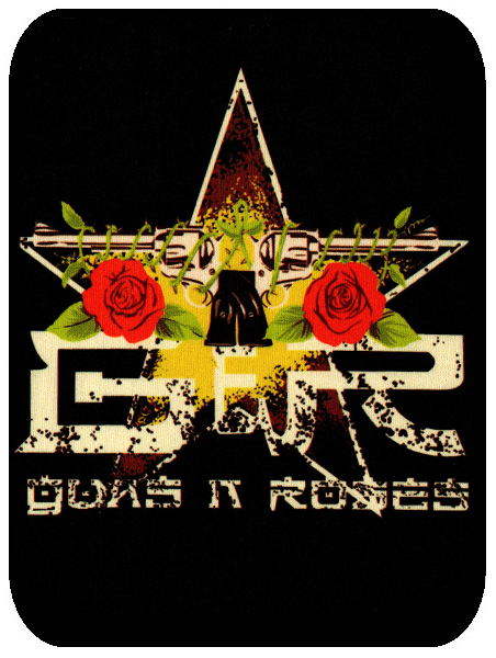Коврик для мыши Guns N Roses - фото 1 - rockbunker.ru