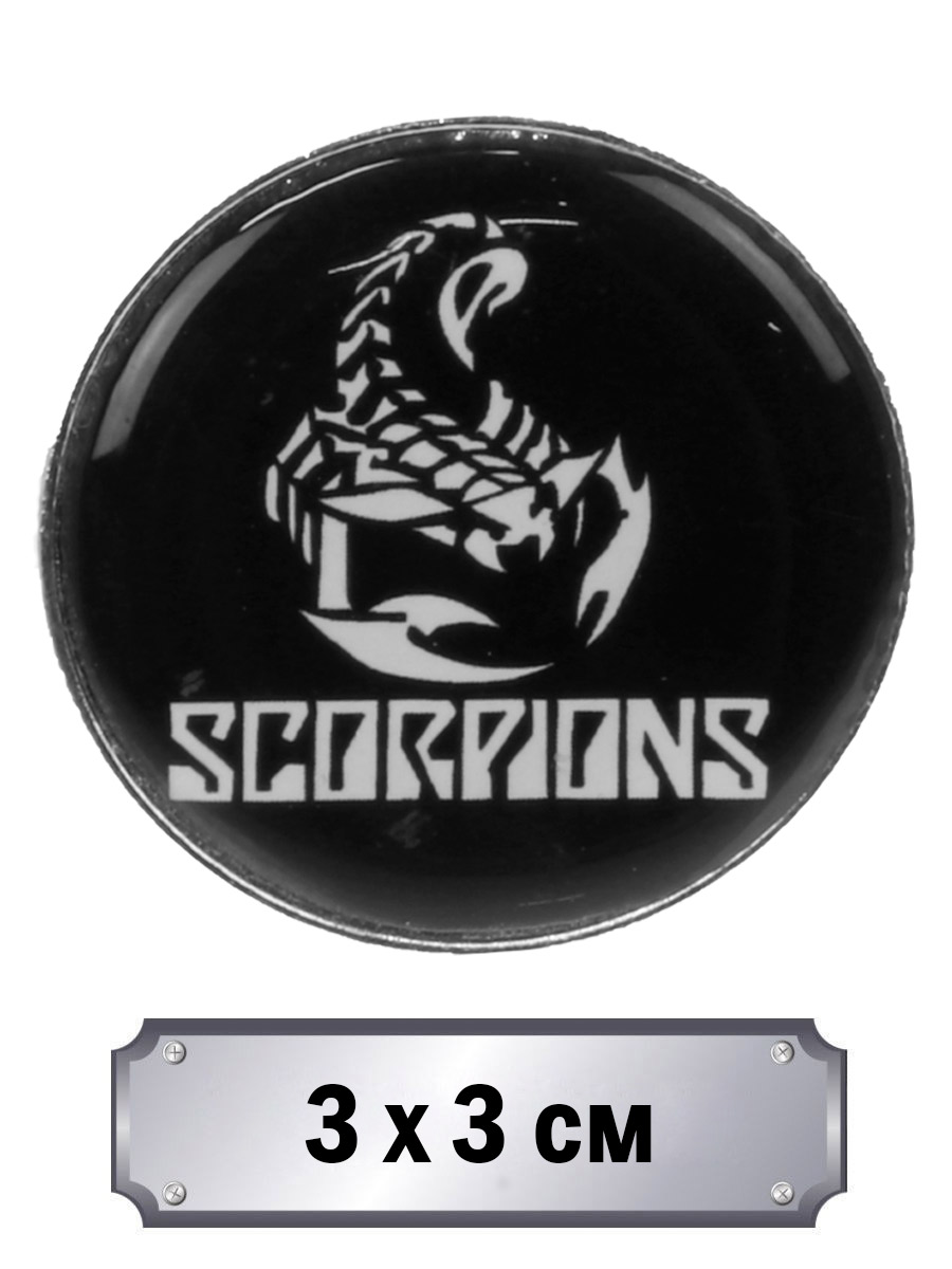 Значок Scorpions - фото 1 - rockbunker.ru
