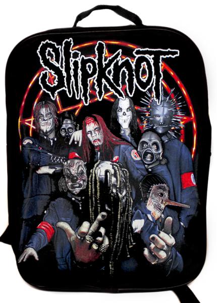 Портфель-ранец Slipknot текстильный - фото 1 - rockbunker.ru