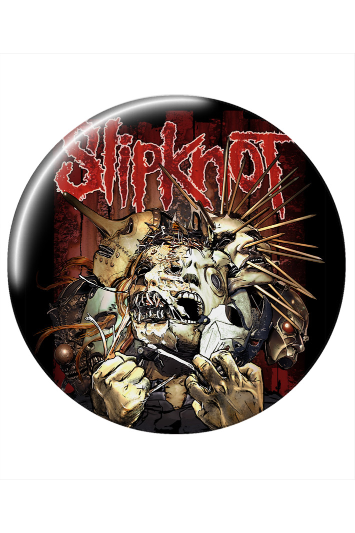 Значок RockMerch Slipknot - фото 1 - rockbunker.ru