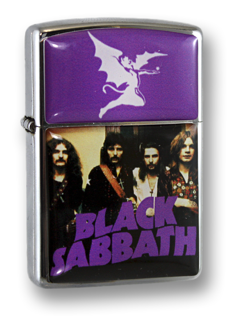 Зажигалка RockMerch Black Sabbath - фото 1 - rockbunker.ru
