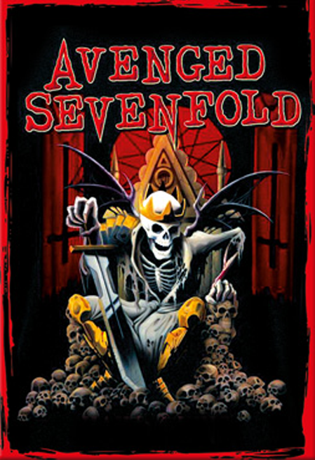 Магнит RockMerch Avenged Sevenfold - фото 2 - rockbunker.ru