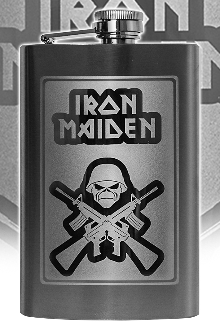 Фляга Iron Maiden - фото 1 - rockbunker.ru