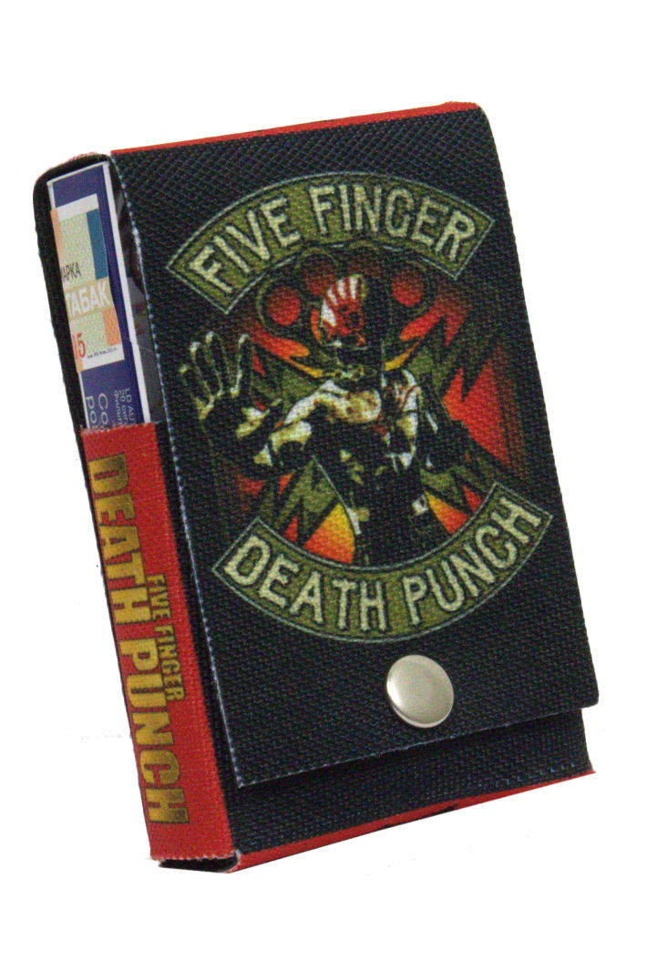 Чехол для сигарет RockMerch Five Finger Death Punch - фото 1 - rockbunker.ru