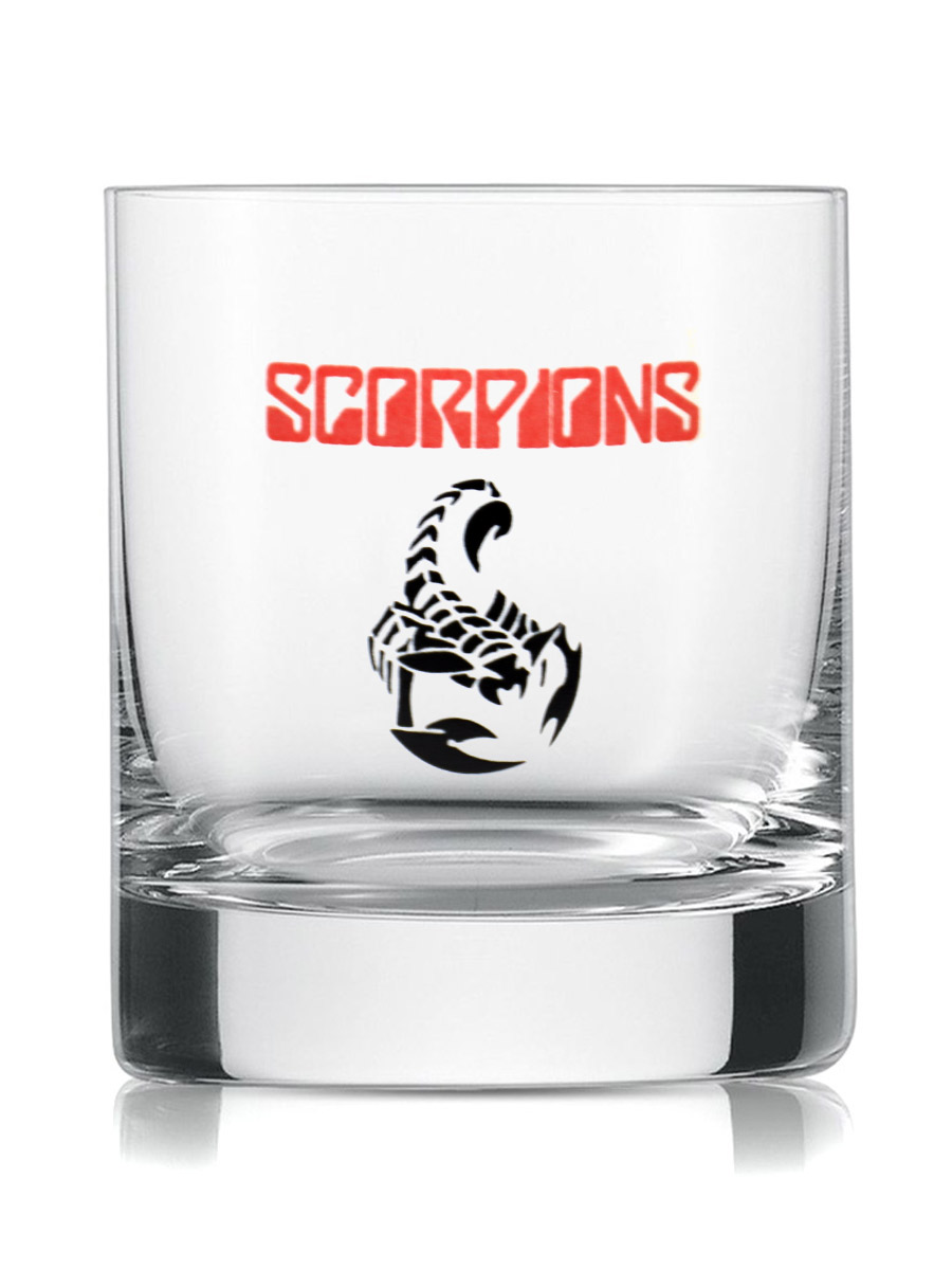 Стакан для виски Rock Merch Scorpions - фото 1 - rockbunker.ru