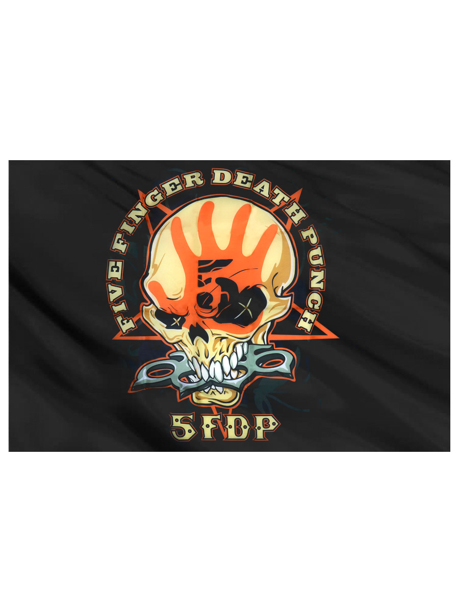 Флаг Five Finger Death Punch - фото 2 - rockbunker.ru