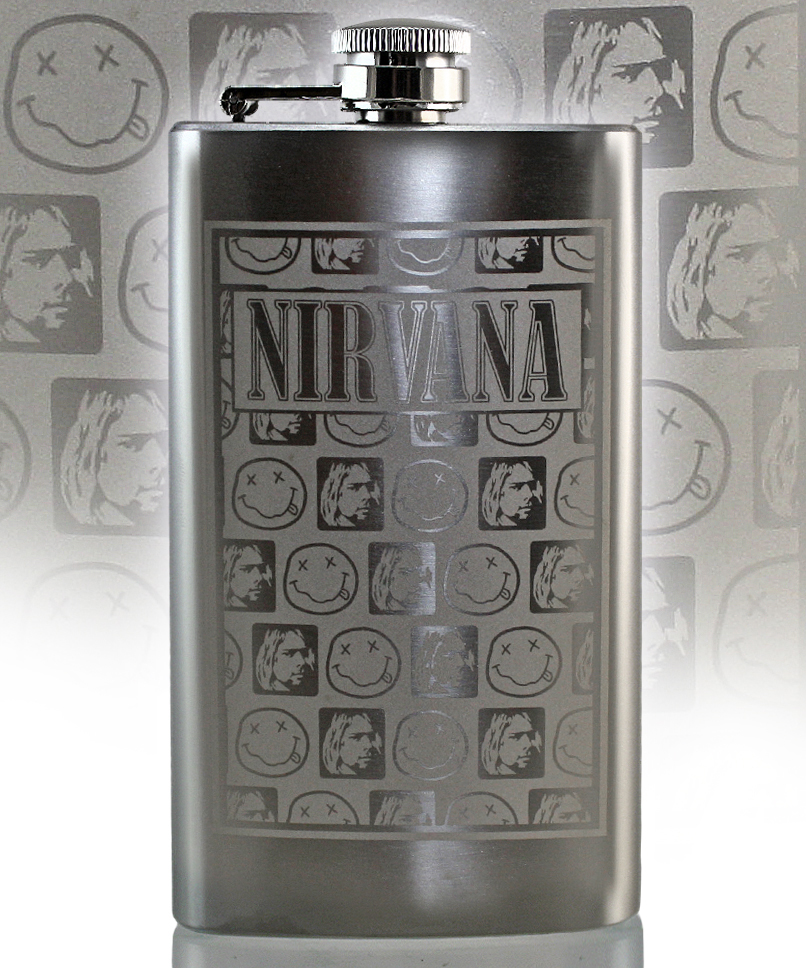 Фляга Nirvana - фото 1 - rockbunker.ru