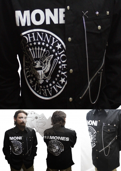 Рубашка Ramones - фото 2 - rockbunker.ru