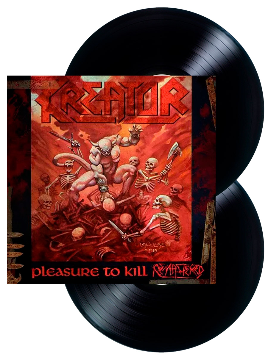 Виниловая пластинка Kreator / Pleasure To Kill (Limited Clear/Red Splatter) (1LP) - фото 1 - rockbunker.ru