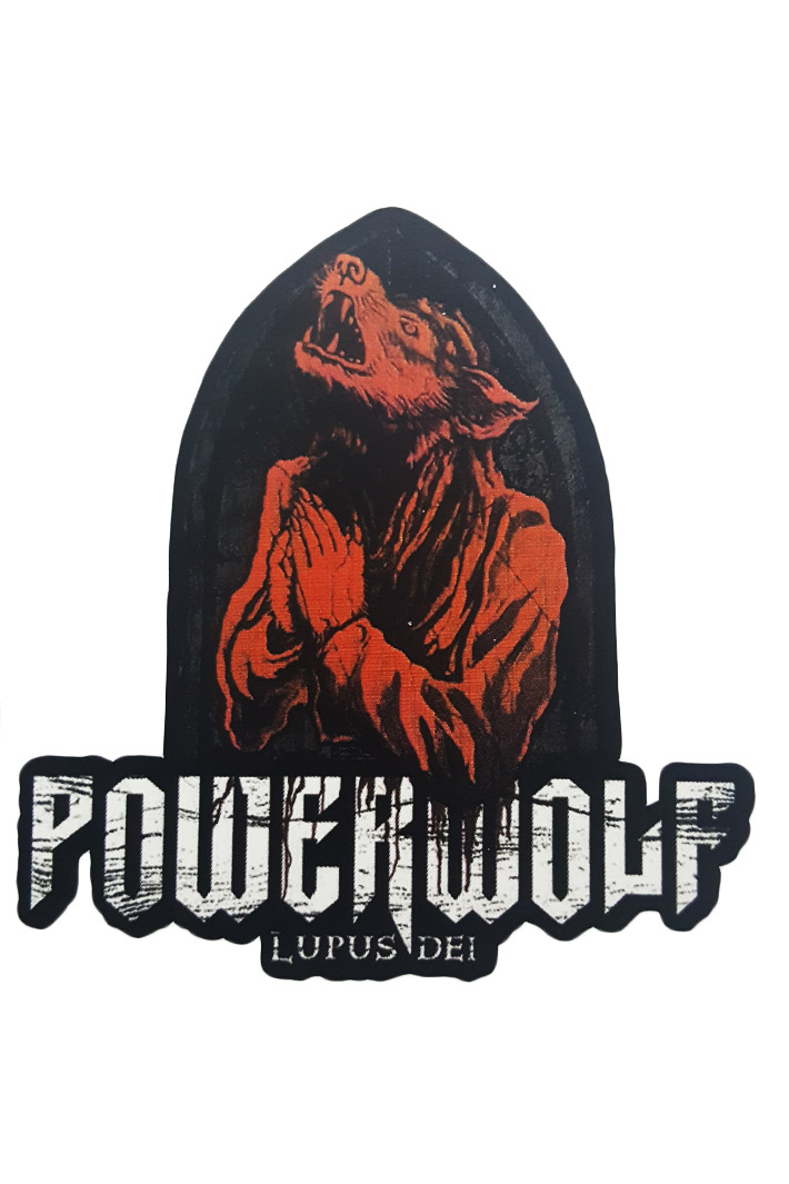 Наклейка-стикер Powerwolf - фото 1 - rockbunker.ru