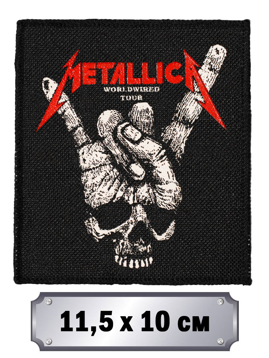 Нашивка Metallica - фото 1 - rockbunker.ru