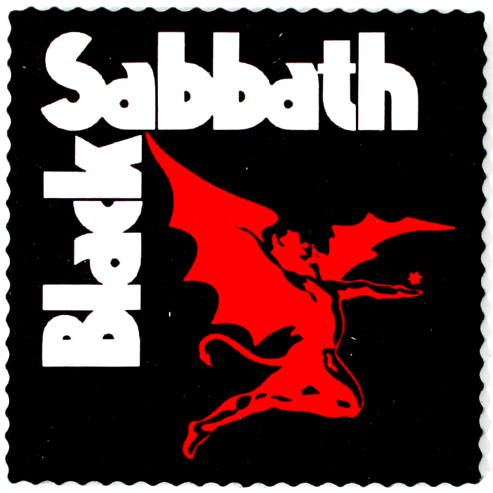 Кожаная нашивка Black Sabbath - фото 1 - rockbunker.ru