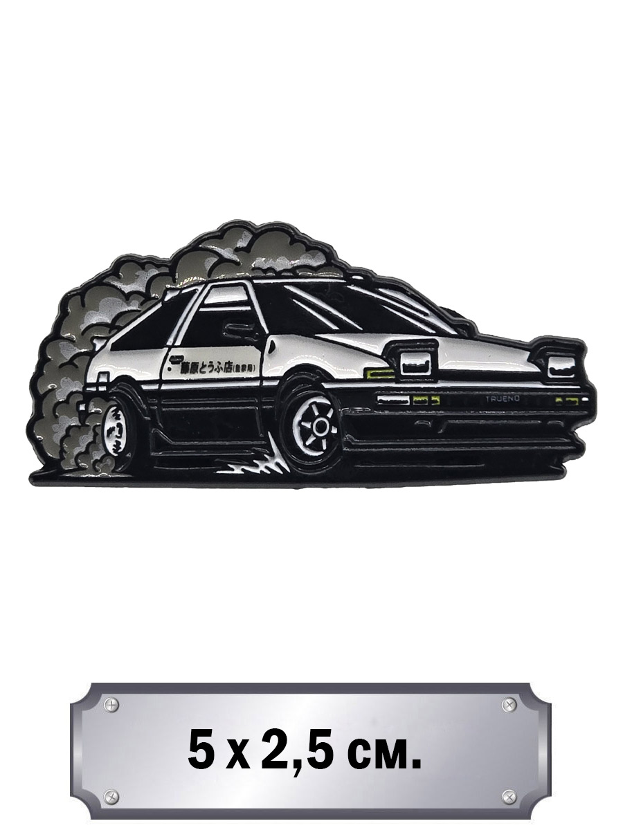 Значок Toyota Trueno AE86 - фото 1 - rockbunker.ru