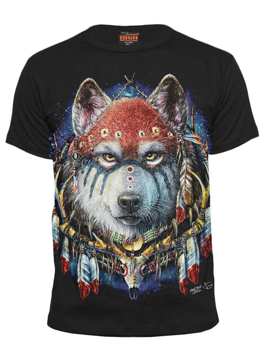 Футболка Rock Chang Wolf Spirit - фото 1 - rockbunker.ru