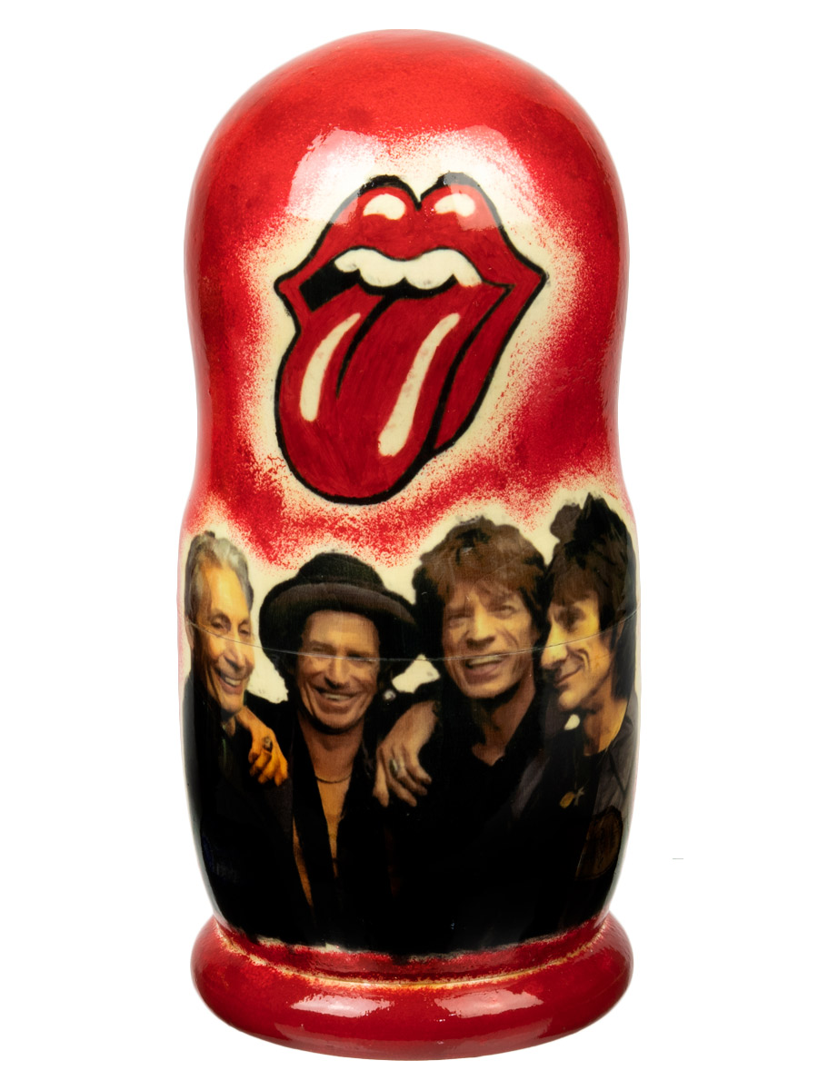 Матрешка Rolling Stones - фото 2 - rockbunker.ru