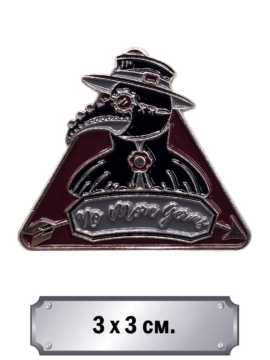 Значок Чумной доктор - фото 1 - rockbunker.ru