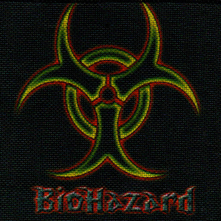Нашивка Biohazard - фото 1 - rockbunker.ru