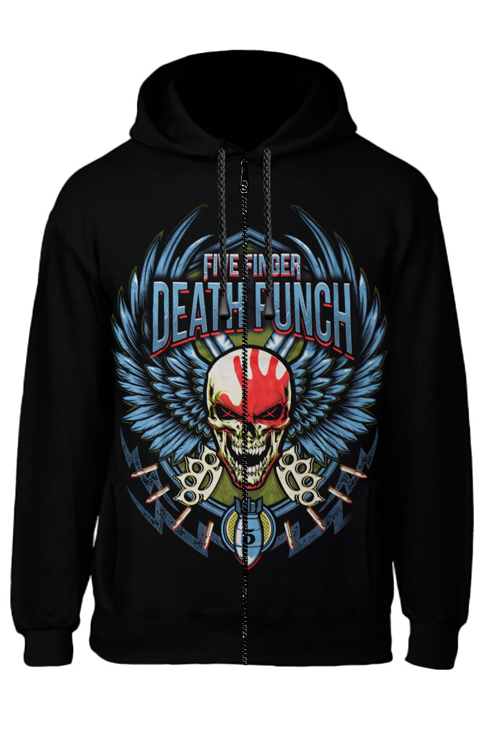 Толстовка Hot Rock Five Finger Death Punch - фото 1 - rockbunker.ru