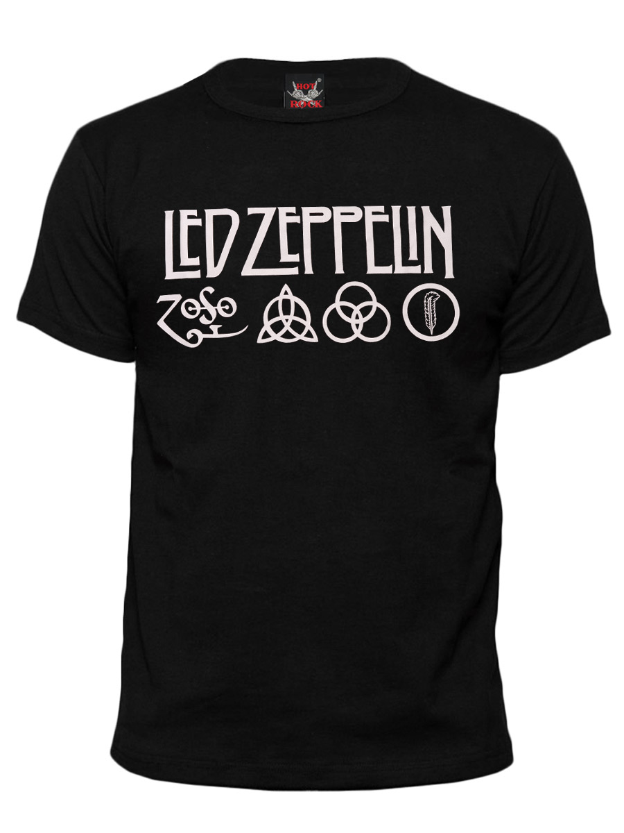 Футболка Hot Rock Led Zeppelin - фото 1 - rockbunker.ru