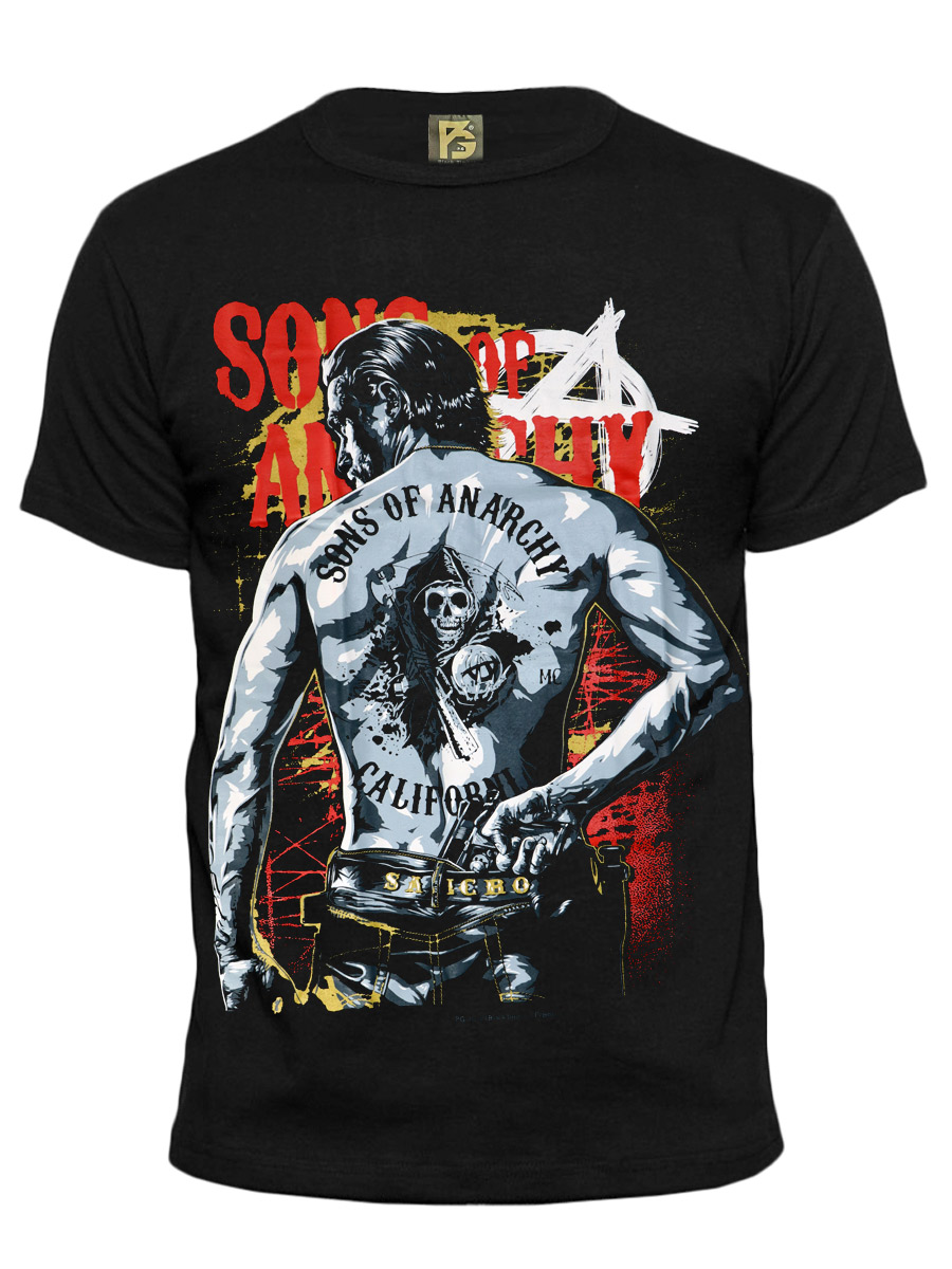 Футболка Black Timber Sons of Anarchy - фото 1 - rockbunker.ru