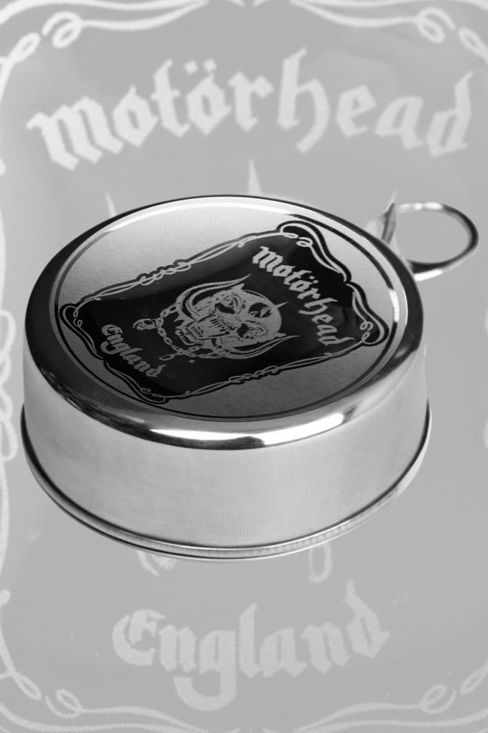 Складной металлический стакан Motorhead - фото 1 - rockbunker.ru