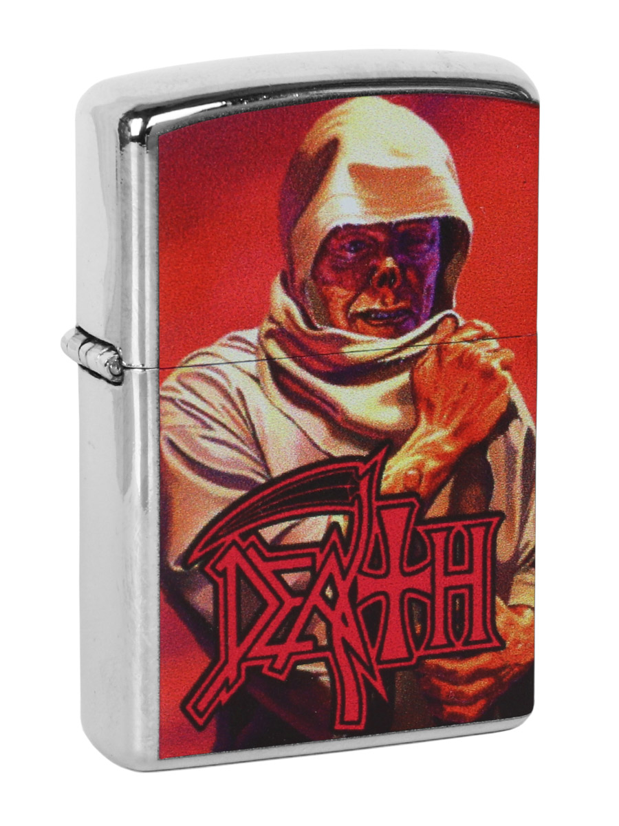 Зажигалка RockMerch с принтом Death - фото 1 - rockbunker.ru