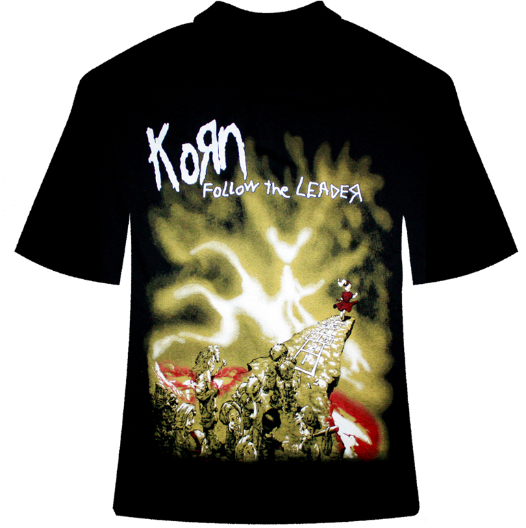 Футболка Korn Follow The Leader - фото 1 - rockbunker.ru