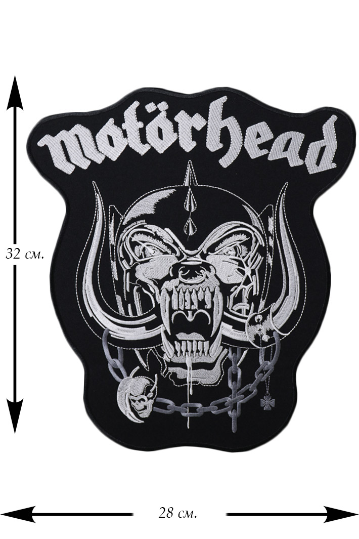 Нашивка с вышивкой Motorhead - фото 1 - rockbunker.ru