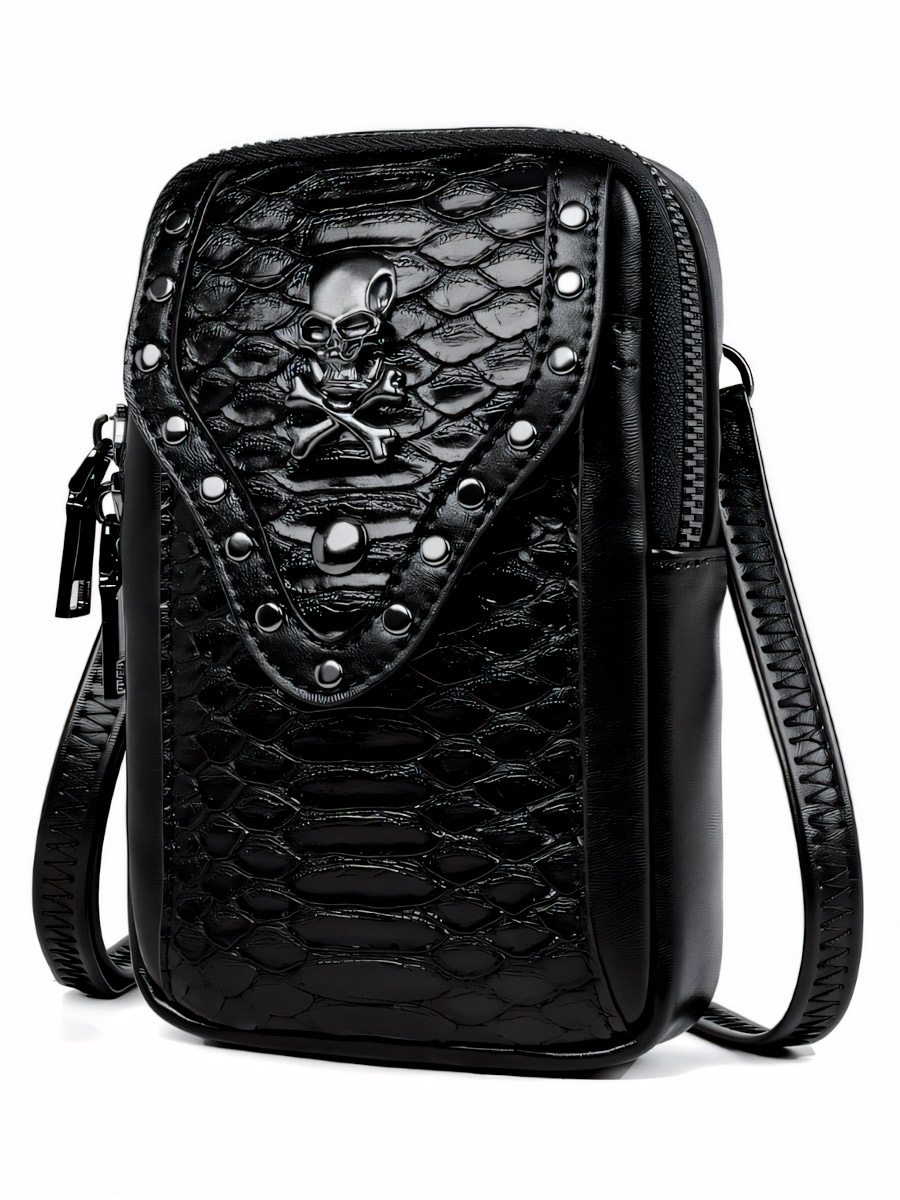 Сумка Стимпанк Череп  - фото 1 - rockbunker.ru