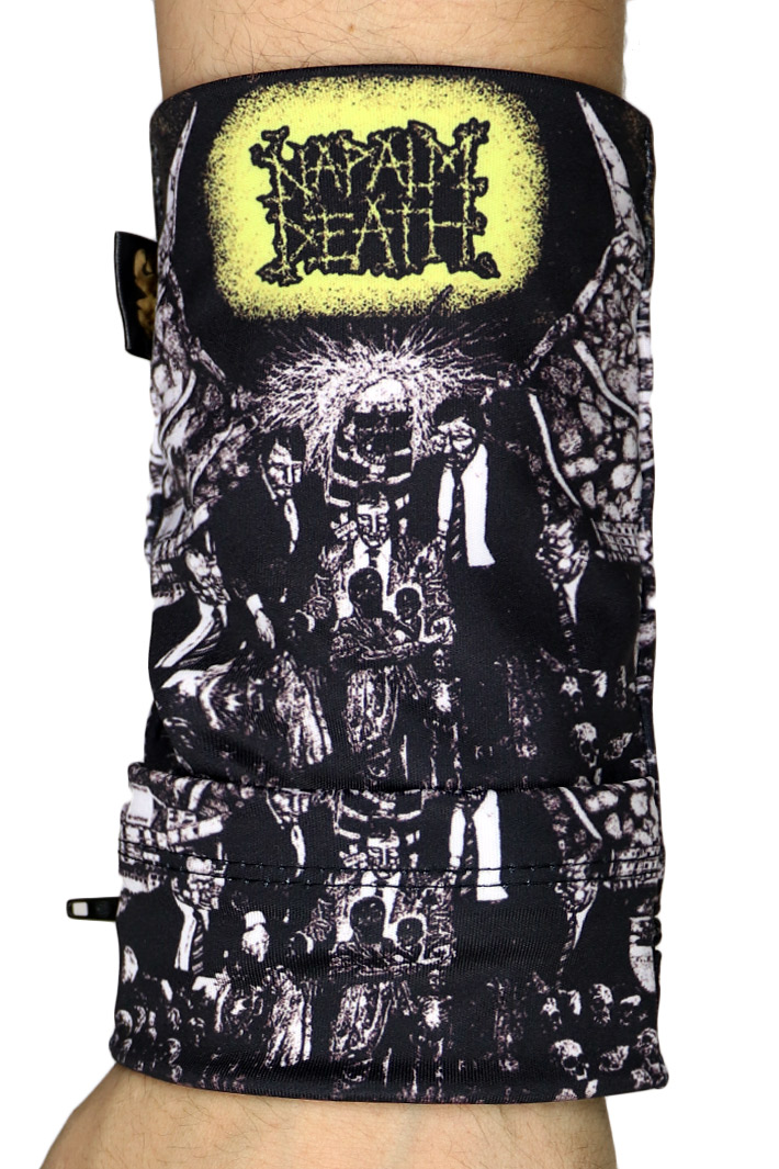 Напульсник-кошелек Napalm Death - фото 2 - rockbunker.ru