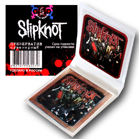 Презерватив RockMerch Slipknot - фото 3 - rockbunker.ru