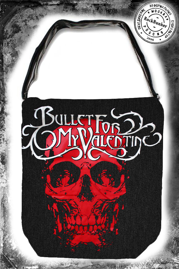 Сумка через плечо Bullet For My Valentine - фото 1 - rockbunker.ru