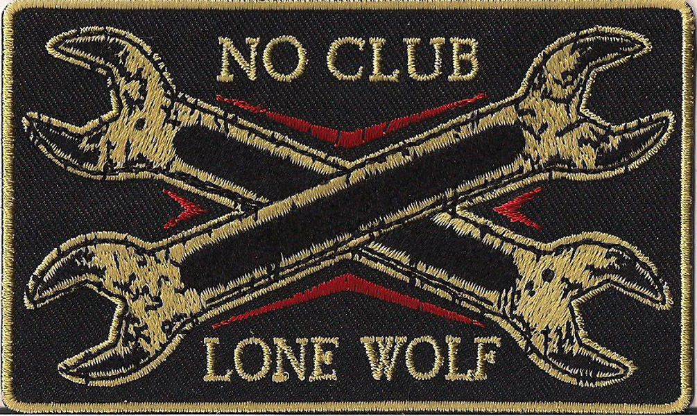 Термонашивка No Club Lone Wolf - фото 1 - rockbunker.ru