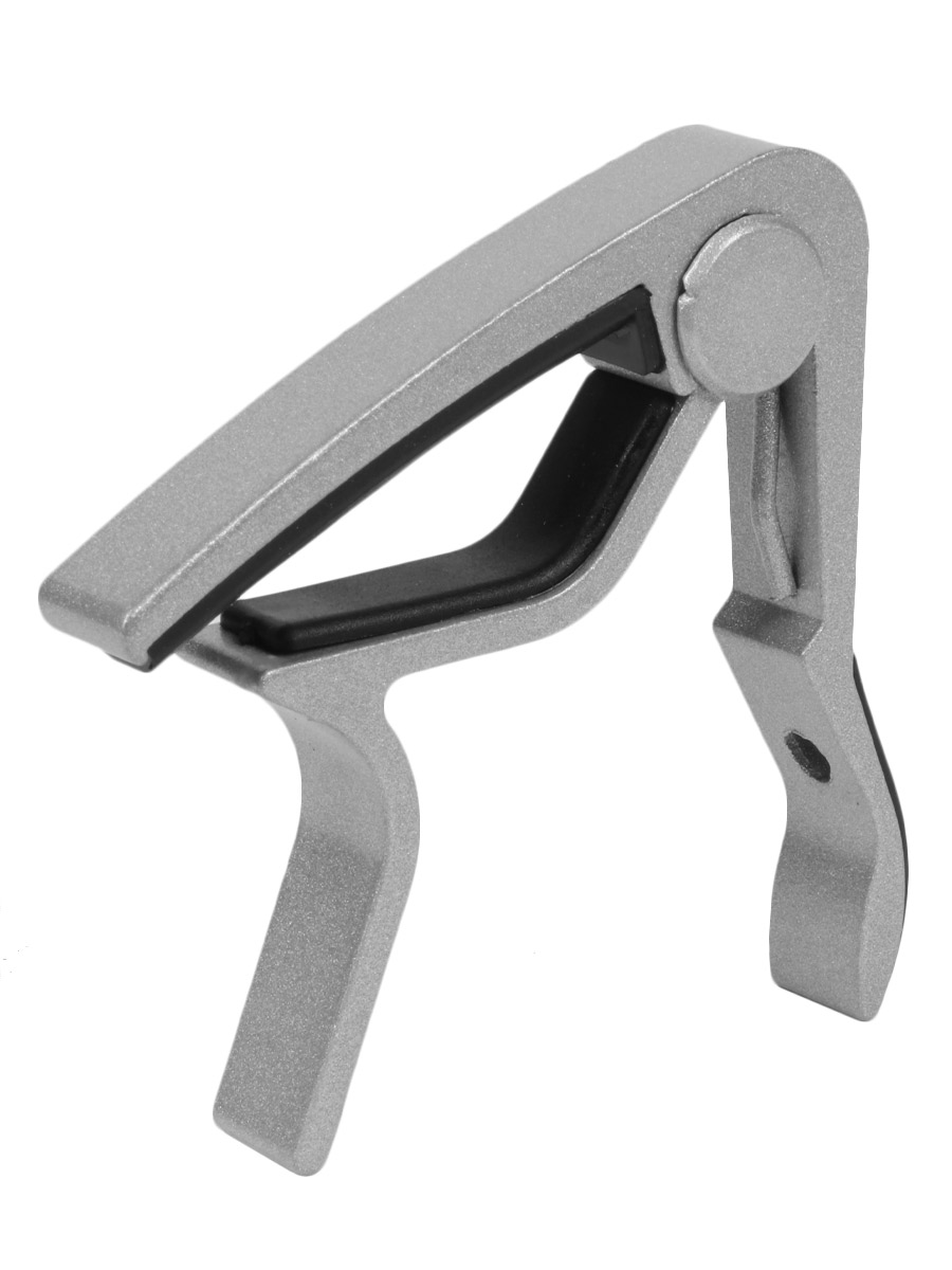 Каподастр Guitar Capo  BDJ-007 серый - фото 1 - rockbunker.ru