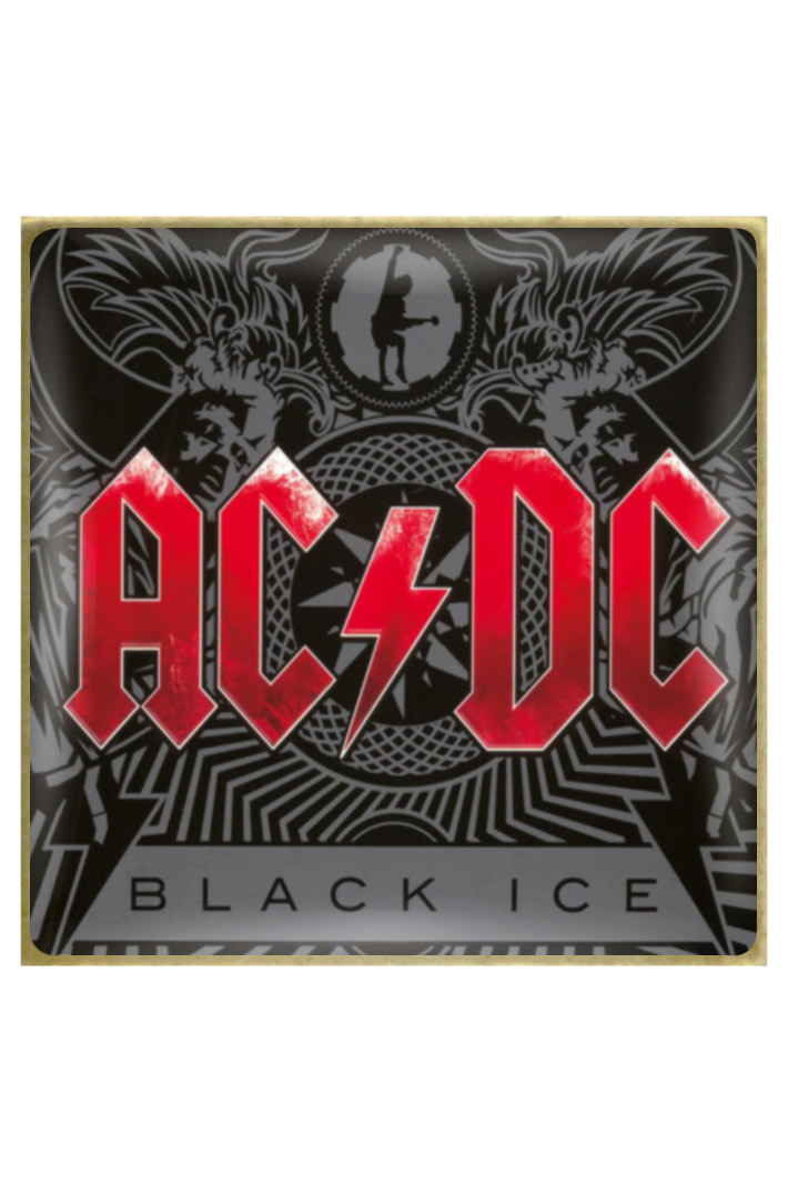 Значок RockMerch AC DC Black Ice - фото 1 - rockbunker.ru