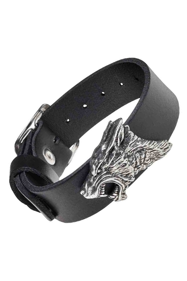 Браслет Alchemy Gothic A132 Dark Wolf - фото 1 - rockbunker.ru