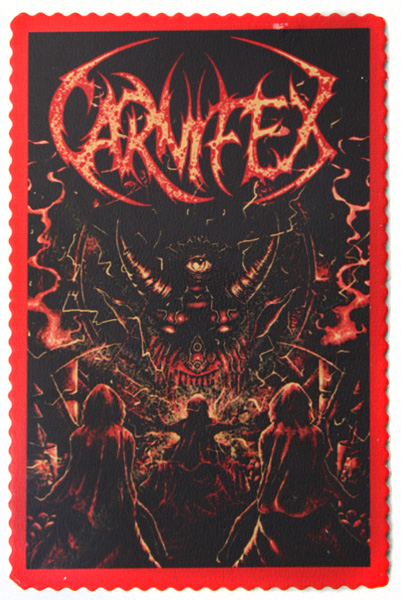 Кожаная нашивка Carnifex - фото 1 - rockbunker.ru
