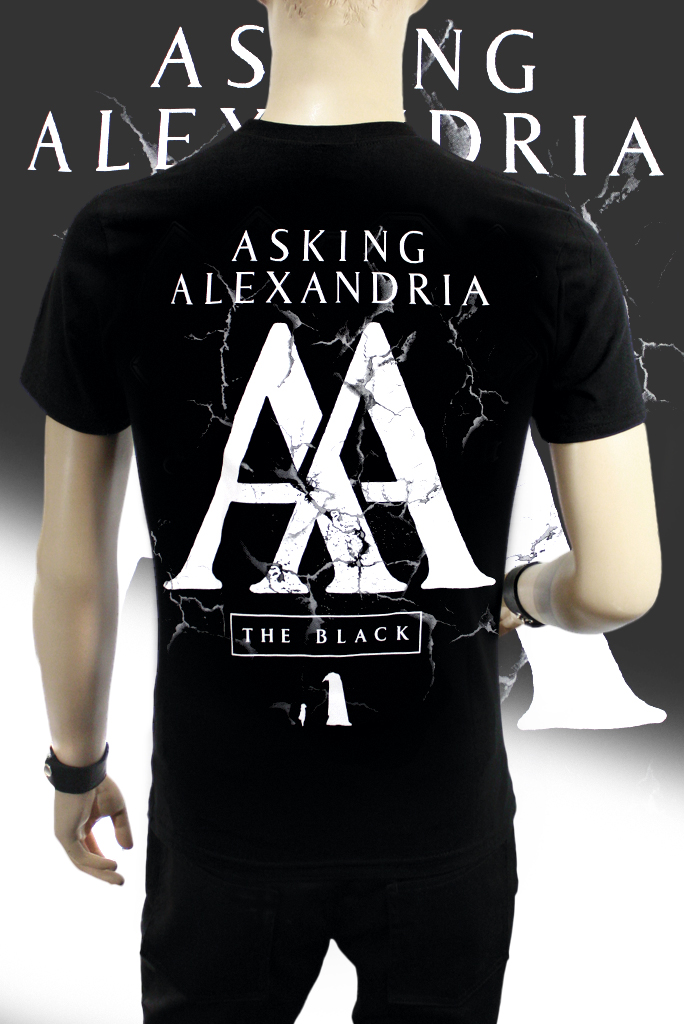Футболка Asking Alexandria The Black - фото 2 - rockbunker.ru