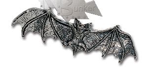 Заколка Alchemy Gothic HH1 Darkling Bat Slide - фото 1 - rockbunker.ru