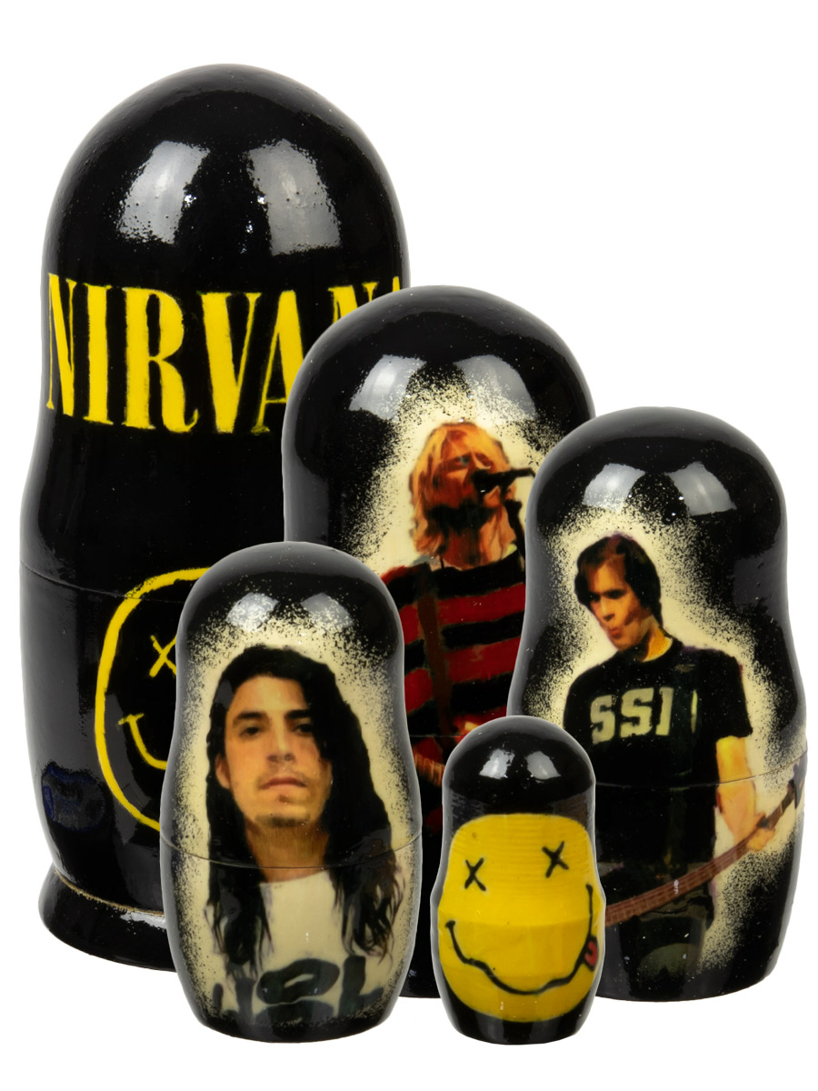 Матрешка Nirvana - фото 1 - rockbunker.ru