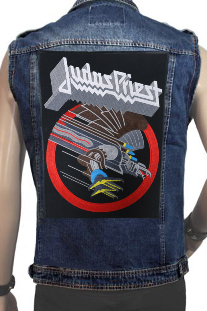 Нашивка с вышивкой Judas Priest - фото 2 - rockbunker.ru