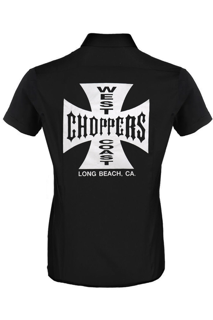 Рубашка с коротким рукавом West Coast Choppers - фото 2 - rockbunker.ru