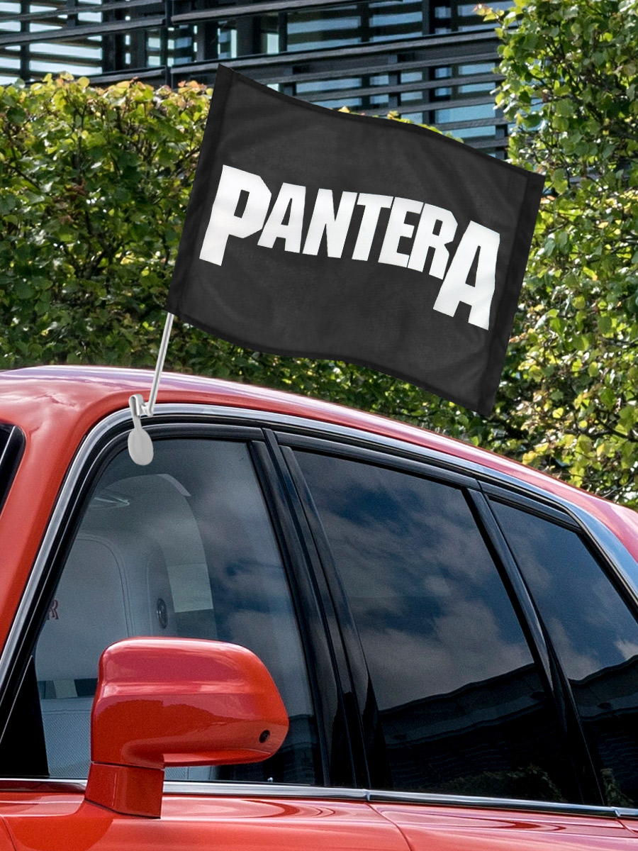 Флаг автомобильный Pantera - фото 3 - rockbunker.ru
