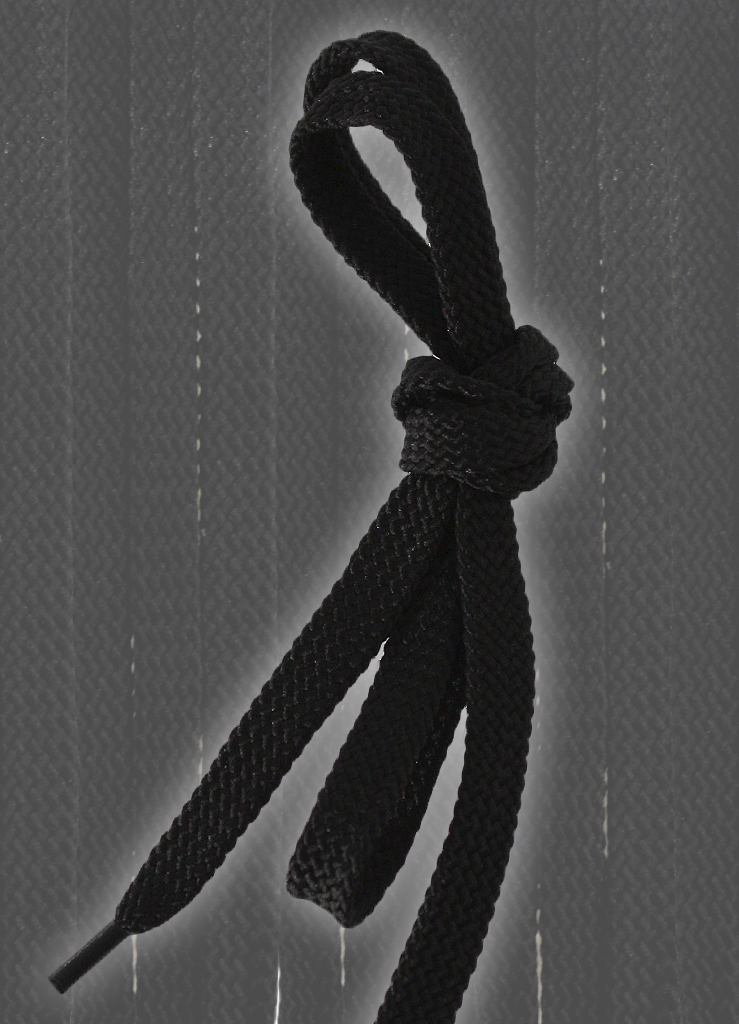 Шнурки чёрные 90см - фото 17 - rockbunker.ru