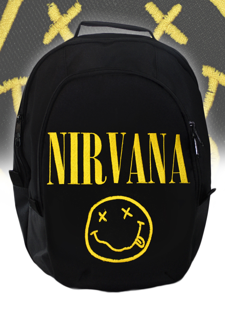 Рюкзак Nirvana текстильный - фото 1 - rockbunker.ru